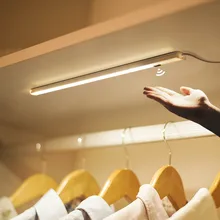 Переключатель сканирования Ручной развертки светодиодная подсветка под шкаф датчик движения руки шкаф Ночной светильник ручной волны Бар Кухонный Светильник ing