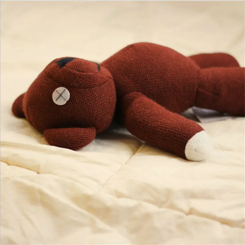 Retail-1-piece-9-23cm-mr-bean-bear-Teddy-doll-Animal-Stuffed-plush-toys-Brown-Figure (2)