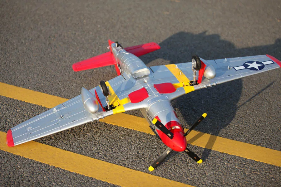 FMS Gaint Warbird 1400 мм 1 4 м P51 P 51D Mustang Red Tail RT Newest V8 PNP долговечный большой фотосамолет|rc model