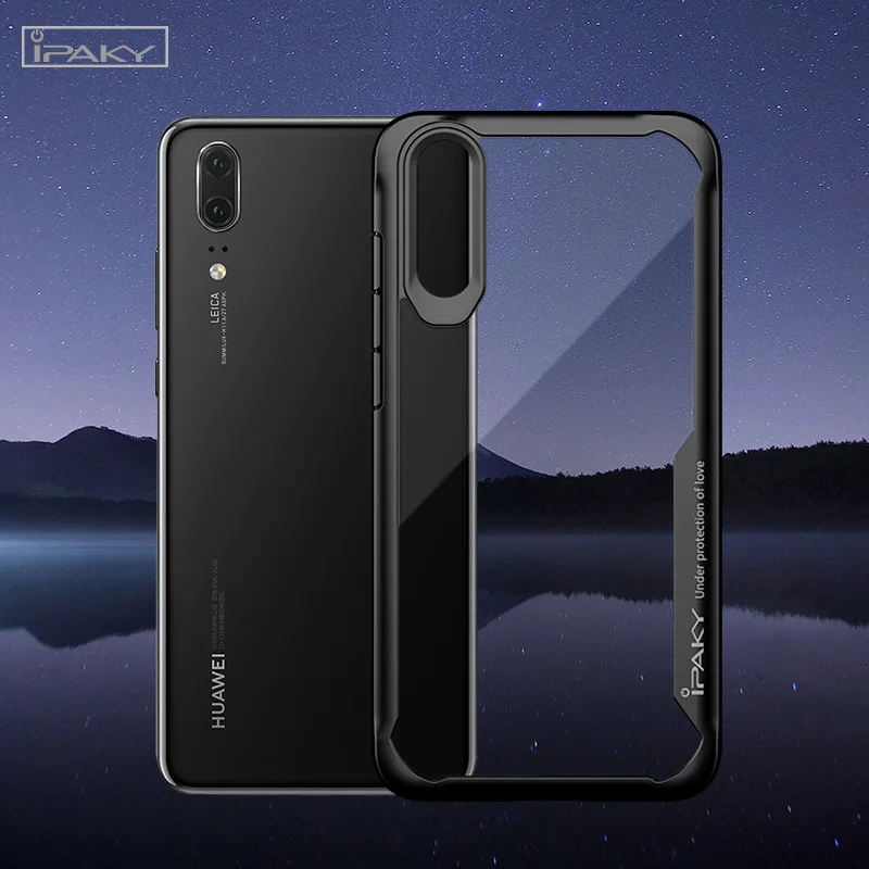 Чехол IPAKY для Huawei P20 Pro противоударный защитный силиконовый чехол P30 Mate 20 Lite