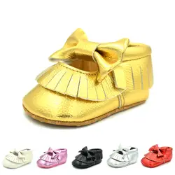 2019 для мальчиков и девочек сезона бахромой Открытый Топ и юбка для детей кожаная обувь на микрофибре детская обувь для малышей