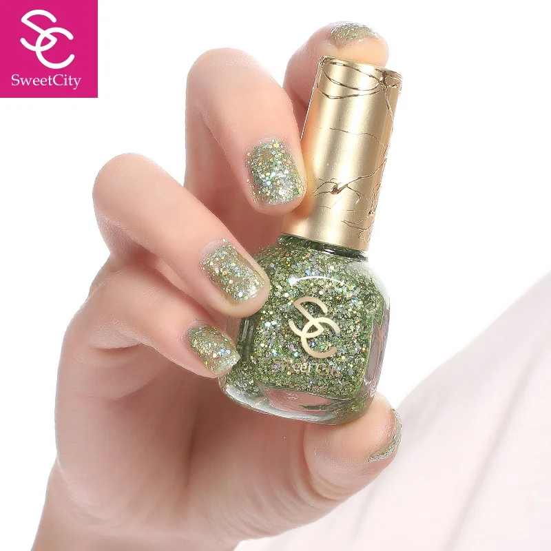 OliveDrab SweetCity Марка Высокого Качества Quick Dry Лак Для Ногтей Nail Art Инструменты Бутылка