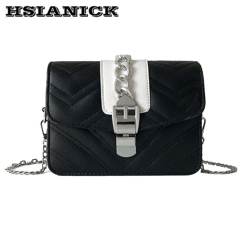 

New small bag female 2019 new fashion brand design high quality Messenger bag chain shoulder bag fashion retro square handbag