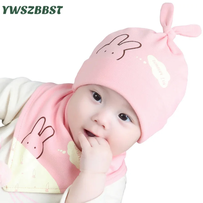 New Fashion Baby Hats for Infant Caps Cotton Baby Hat set Spring Autumn