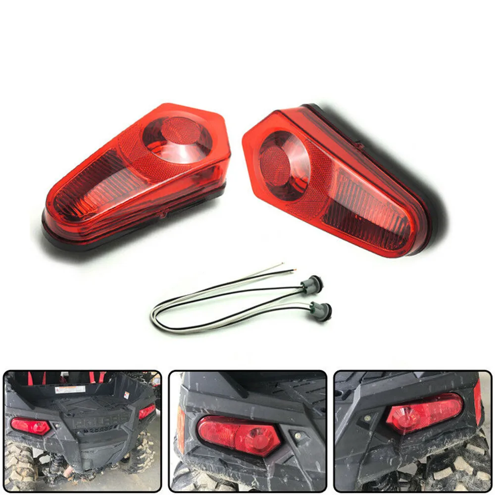 ATV Left Right Rear Running Lamp Brake Strip Tail Light UTV for Polaris