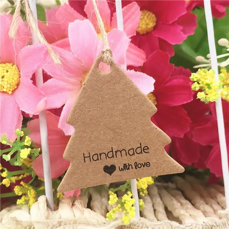 100 шт. 3,5x3,5 см оберточная бумага в винтажном стиле Закладка для книги Елочное украшение этикетка Свадебные заметки карта принятый изготовленный на заказ