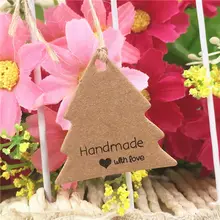 100 шт. 3,5x3,5 см оберточная бумага в винтажном стиле Закладка для книги Елочное украшение этикетка Свадебные заметки карта принятый изготовленный на заказ