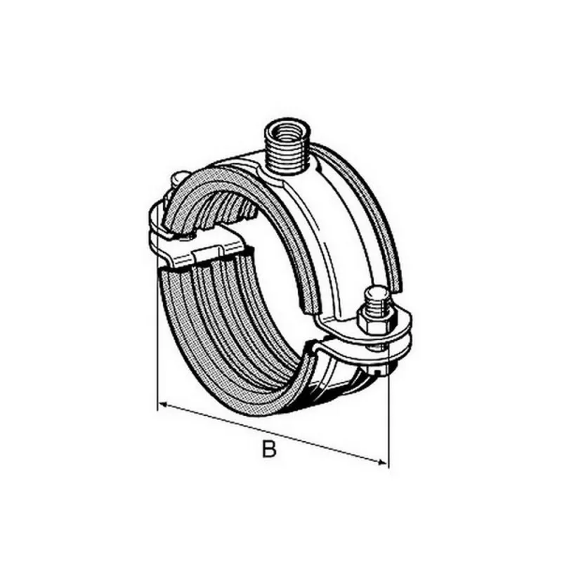 SIKLA 108186 tieback Stabil D 3G с звукоизоляцией из силикона 79 85|Гайки| |
