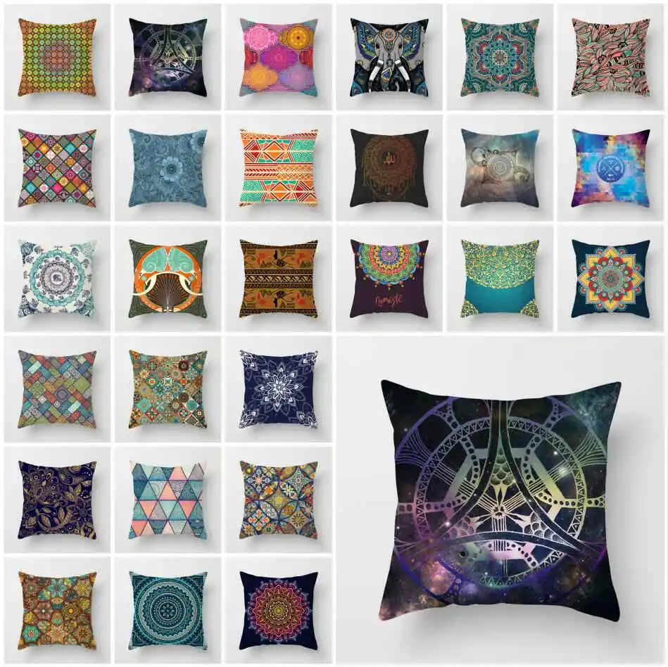 Best HGLEGYW Vintage Retro Polyester Waist Throw Pillow Case Cushion Cover Home Sofa Decor