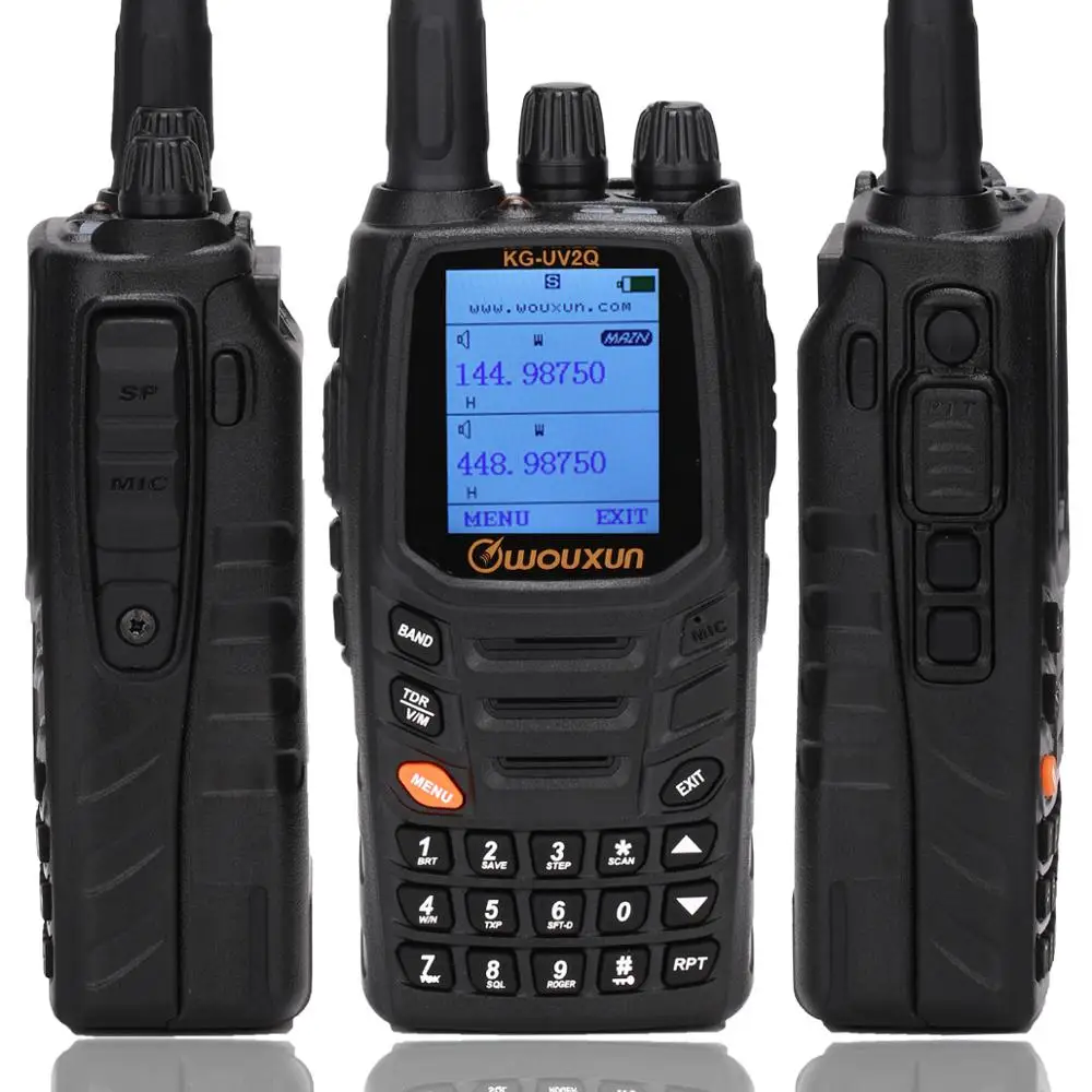 Wouxun KG-UV2Q, 8 Вт, высокая мощность, 7 полос, включая воздушную ленту, перекрестный репитер, рация, обновленная, KG-UV9D, плюс, радиоприемник