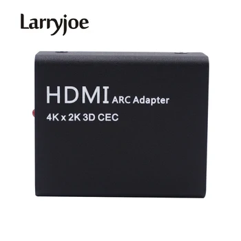 

Larryjoe Hot Sale HDMI ARC Adapter to HDMI With Optical/Toslink Audio Converter 4Kx2K 3D 1080P CEC