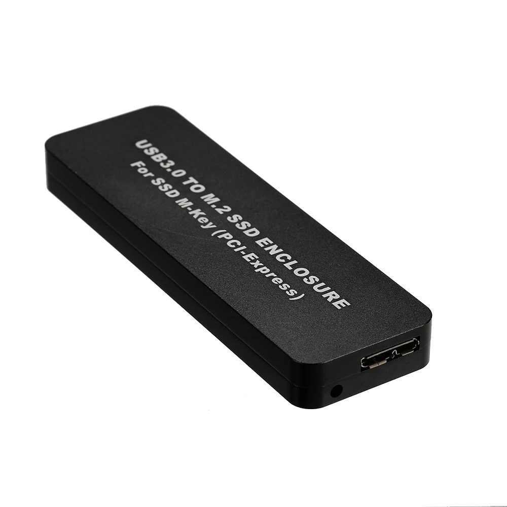 

Aluminum PCIE-AHCI USB3.0 Mobile External Enclosure Case HDD Box HDD Enclosure USB3.0 to M.2 SSD Hard Disk Drive Case For PCI-E