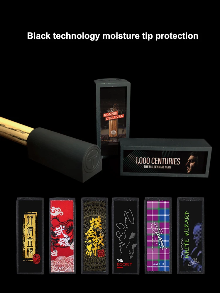 

Moisture-proof Tip Protector John Parris Mezz EXC Stamford Customizable Tip Protection Convenience Billiards Accessories