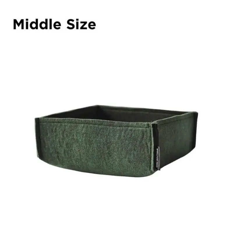 Шерстяная корзина для хранения в скандинавском стиле, рабочий стол, для гостиной, крыльца, для ключей, органайзер для мусора, два размера на выбор, разные цвета - Цвет: Green M