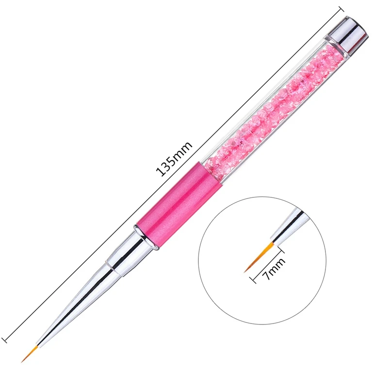 

Nail Art Handler Lines Stripes Liner Drawing Brush Uv Gel Pattern Diy Design Painting Pen