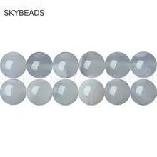 Высокое Качество натуральные турецкий Фонарь синий халцедон излечиваюший чакры Драгоценных Камней 6 8 10 мм бусины для мала-Йога ювелирные изделия в стиле буддизма решений