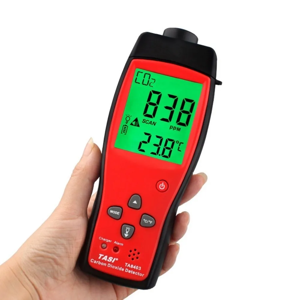 

TA8403 Handheld Digital Carbon Dioxide Meter CO2 Detector Analyzer High Precision detector CO2 gas Monitor tester CO2 sensor