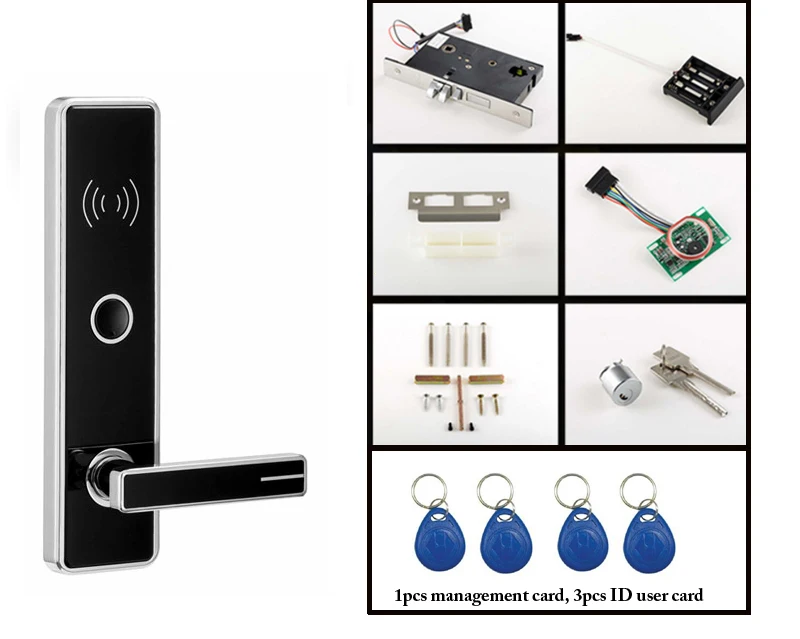 Отель электронные дверные замки цифровой электрический замок для гостиницы с IC доска для отеля, офиса, дома