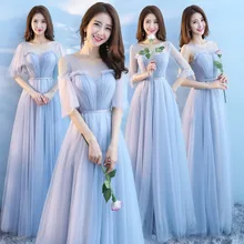 Ceremonia De boda para vestidos De dama De honor tul 2019 nuevo diseñador boda fiesta Formal grduation prom gown Vestido De Noiva