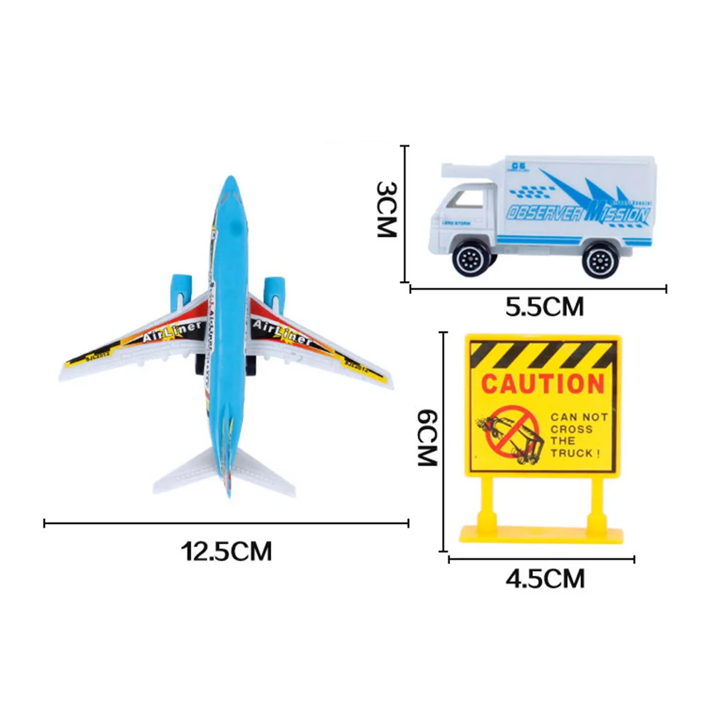 200 шт. модель самолета наборы игрушек аэропорт собранные игрушки Моделирование аэропорта сцена обучающие игрушки для детей