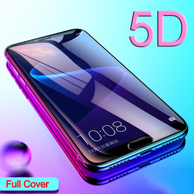 Закаленное стекло 5D для Huawei Nova 3 Защита экрана P8 Lite 2017 P10 Mate 10 P20 Pro Honor 10|Защитные