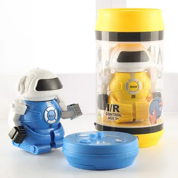 

Besegad Mini Infrared RC Remote Control Robot Toy with Storage Can Electronic Robot Intelligent Toys for Children Festival Gifts