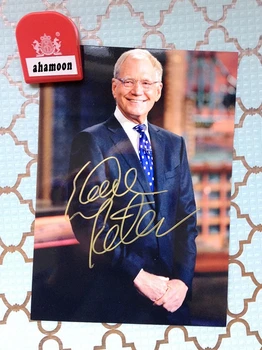 

hand signed David Michael Letterman autographed photo autographs 5*7 free shipping 042018A