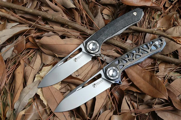 Складной шарикоподшипник VENOM Harpoon KEVIN JOHN нож Флиппер M390 ножи из титанового