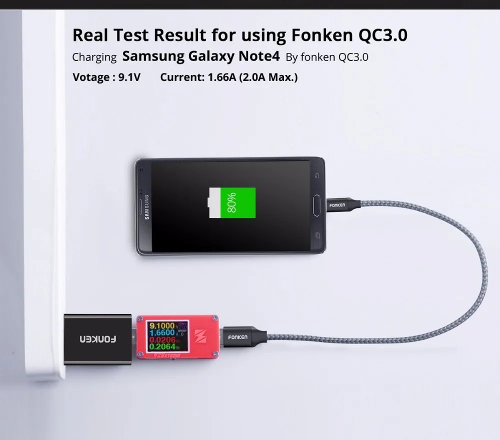 FONKEN QC3.0 USB зарядное устройство для телефона адаптер 18 Вт портативный быстрая зарядка Разъем для смартфона США штекер телефона USB адаптер зарядное устройство для путешествий