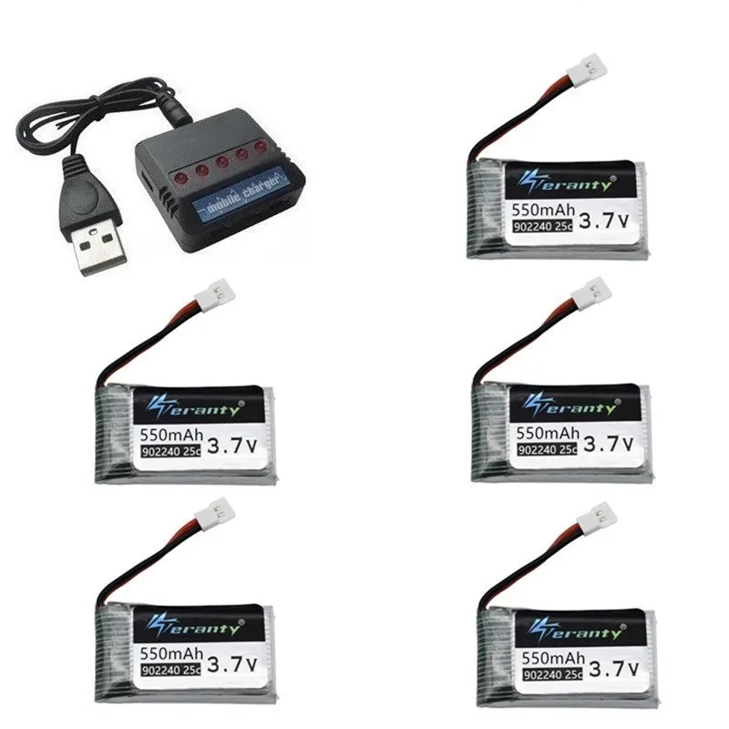 3 7 V 550mAh Lipo батарея и зарядное устройство для JXD 523 523W H43WH UFO вертолеты RC Quadcopter
