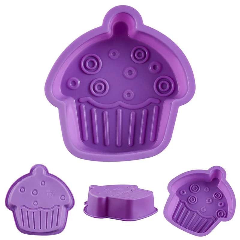 Giant Cupcake Shaped Jelly Mould Reusable Silicone Cup