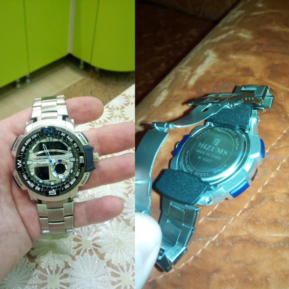 wholesale luxury brand mizums analog quartz watch for men cool mens led digital watches dual time zones sports watch man 2019 (2)