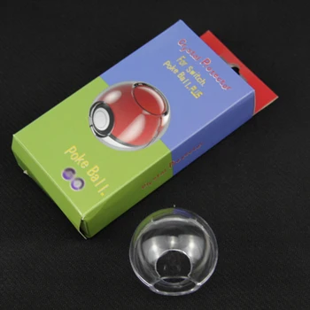 

for NS Switch Pokeball Go Plus Clear Crystal Plastic Hard Transparent Case Cover for Pokemons Poke Ball plus Case Bag
