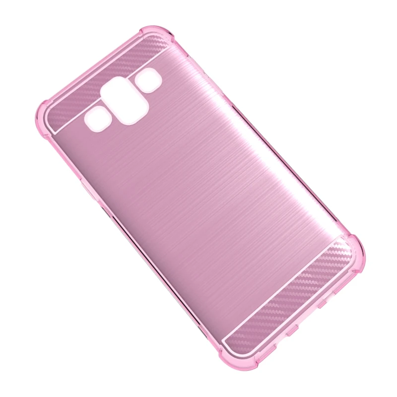 pink Бренд gligle Модный мягкий силиконовый чехол ТПУ для samsung Galaxy J7 Duo чехол - Цвет: pink