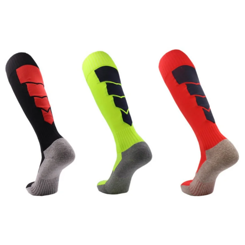 

Men Cycling Socks Long Soccer Socks Non-slip Sport Football Ankle Leg Compression Protect socks Outdoor Sport Cycling Socks