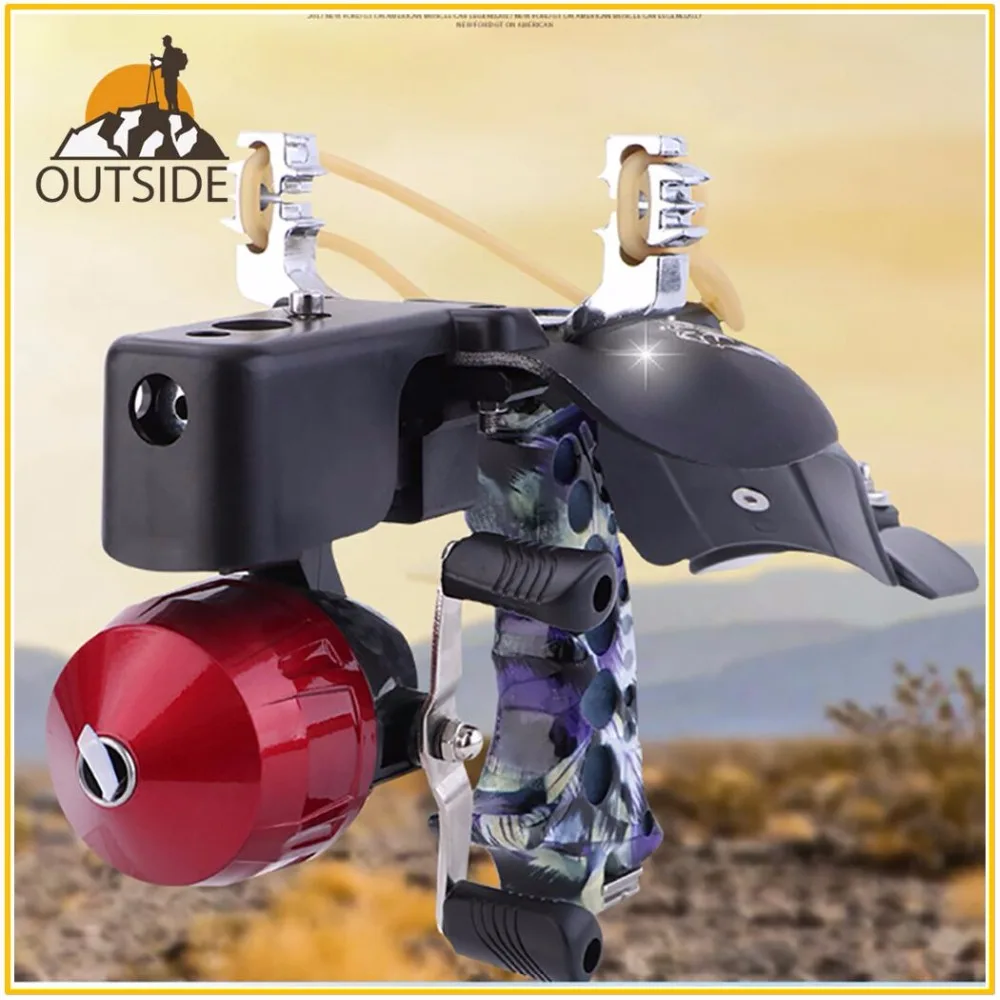 

Super Quality Fishing Slingshot with Fish Line Hunting slingshot Fishing Catapult Fishing Crossbow Outdoor Powerful Catapult