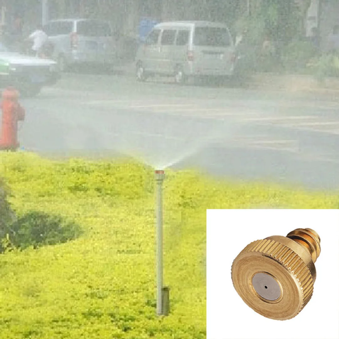 30Pcs/lot  Brass Misting Mist Nozzle Spray Sprinkler 0.3mm Orifice Atomizing Nozzle