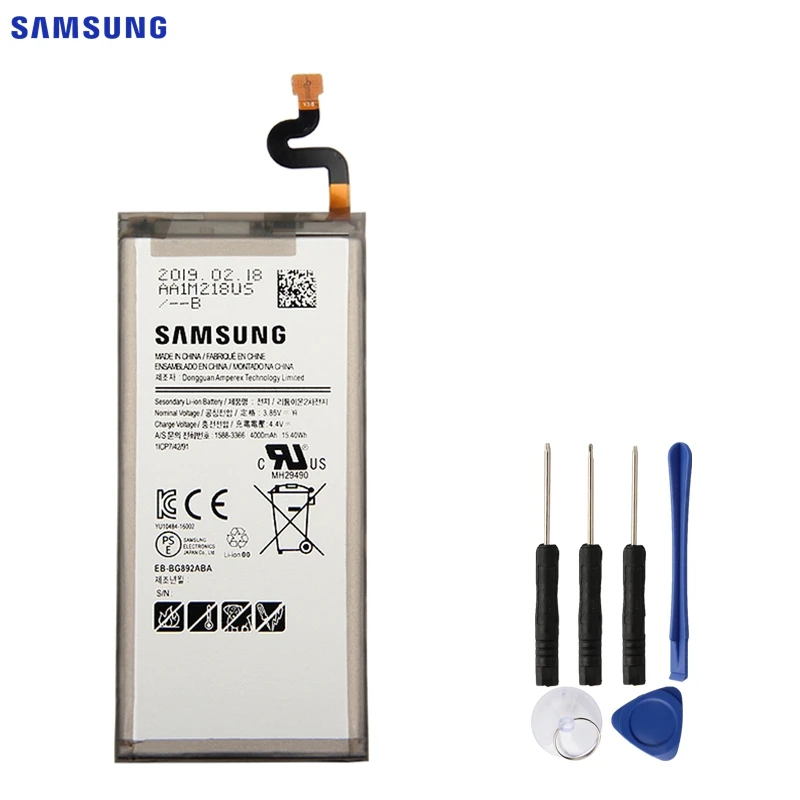 

SAMSUNG Original Replacement Battery EB-BG892ABA For Samsung Galaxy S8 Active Authentic Phone Batteries