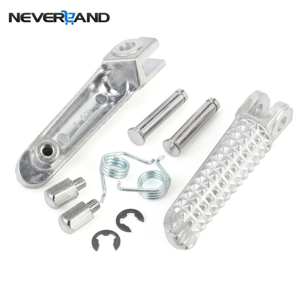 

Motorcycle Front Footrests Foot Pegs For YAMAHA YZF R1 R6 R6S1998-2012 1999-2012 2003-2008 D10