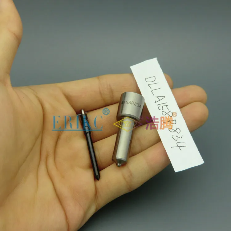 ERIKC denso diesel part injector nozzle  DLLA158P834 , DLLA 158 P 834 , denso diesel spray nozzle 093400-8340 (2)