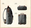 Fashion Male Backpack Leather military Canvas backpack Men backpack women school backpack school bag bagpack rucksack mochila 4