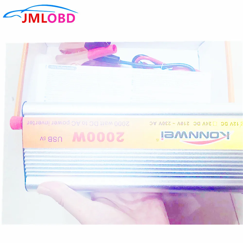 2000 Вт автомобильный инвертор DC 12 В в AC 220 В инвертор зарядное устройство Трансформатор автомобильный инвертор переключатель мощности
