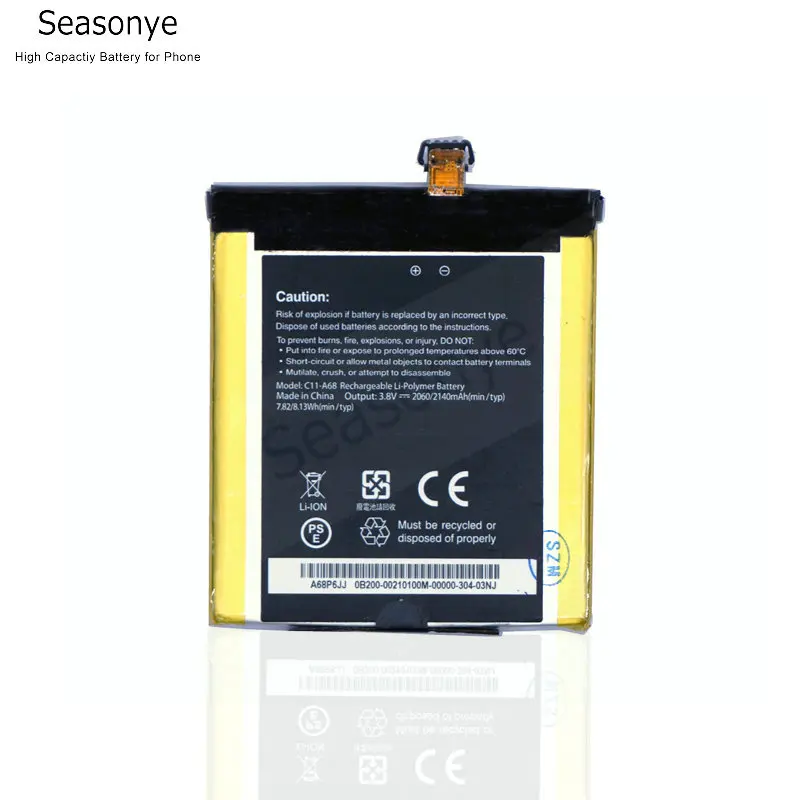 Запасные аккумуляторы для телефонов сезона 2140 mAh/8.13Wh C11-A68/C11A68/C11 A68 для ASUS Padfone 2 PadFone2 A68 A 68