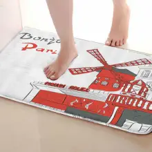 Ветряная мельница стиль Коврики для улицы, забавные Противоскользящие коврики для ванной, дверные коврики, дверные коврики под входную дверь