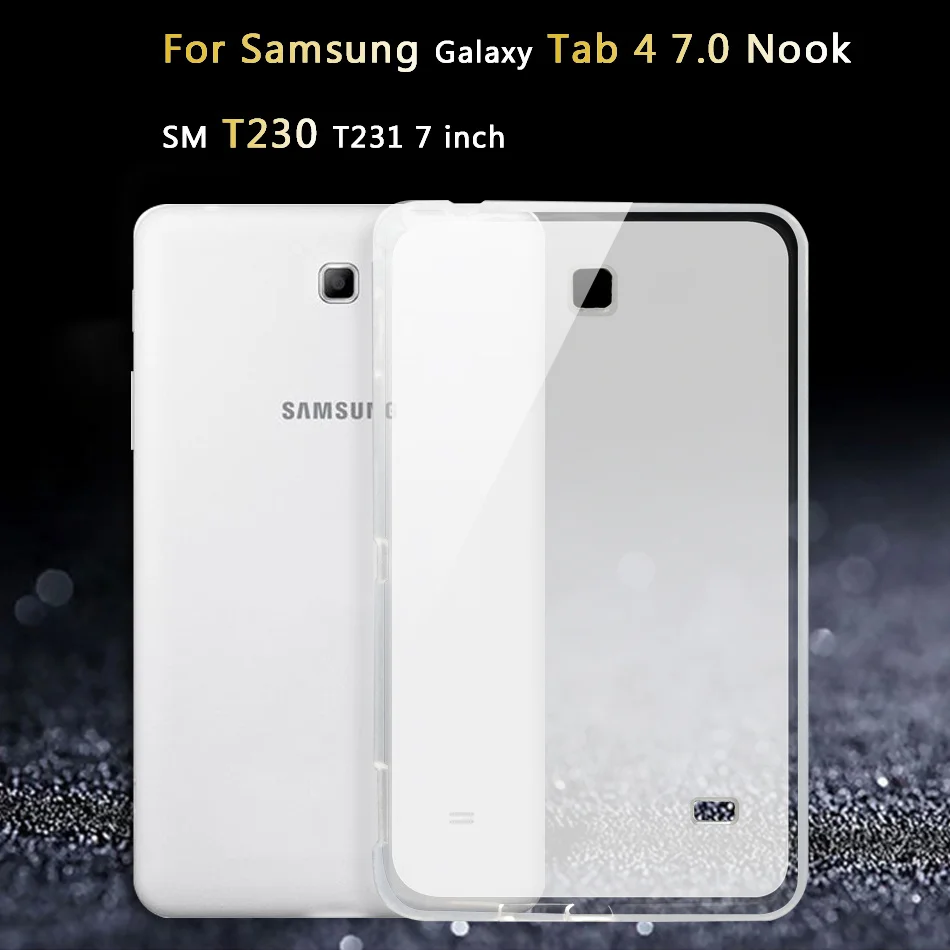 Планшетный чехол для samsung Galaxy Tab 2 3 4 Lite 7,0 8,0 10,1 SM T311 T530 T230 T110 T211 GT P5200 P5100 силиконовый мягкий чехол - Цвет: Tab 4 7.0 Nook T230