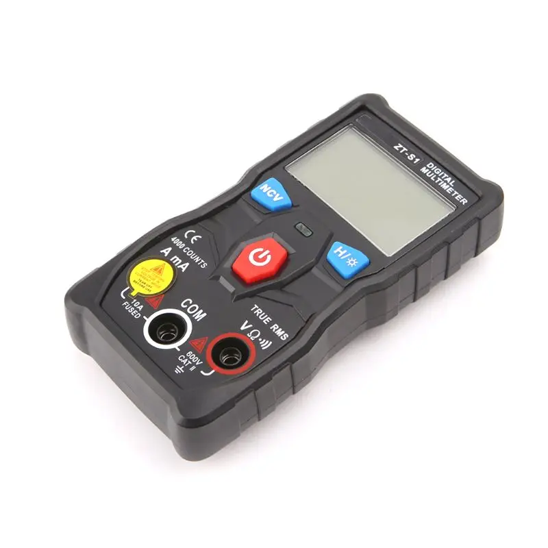 

ZT-S1 Digital Multimeter Tester Autoranging True Rms Automotriz Mmultimetro With Intelligent NCV DATA HOLD LCD Backlight qiang