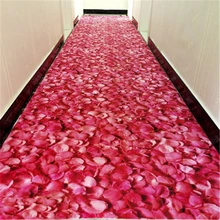 Большой 3d ковер для пола, Розовый ковер для коридора, коридора, прихожей, Свадебный мягкий ковер, зеленый ковер для лестницы