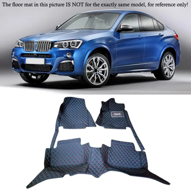 For BMW X4 F26 2014 2015 2016 Interior Leather Carpet Floor Mat Car Foot Mat 1set Car Styling accessories! For BMW X4 F26 2014 2015 2016 Interior Leather Carpet Floor Mat Car Foot Mat 1set Car Styling accessories!