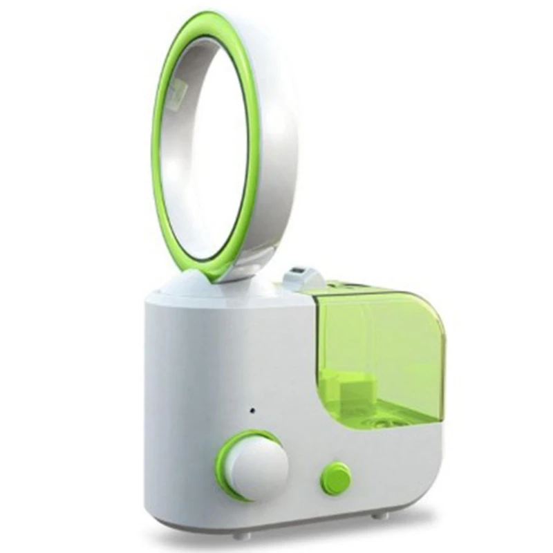 

Leafless Fan Humidifier Creative Air Conditioner Purifier(Eu Plug)