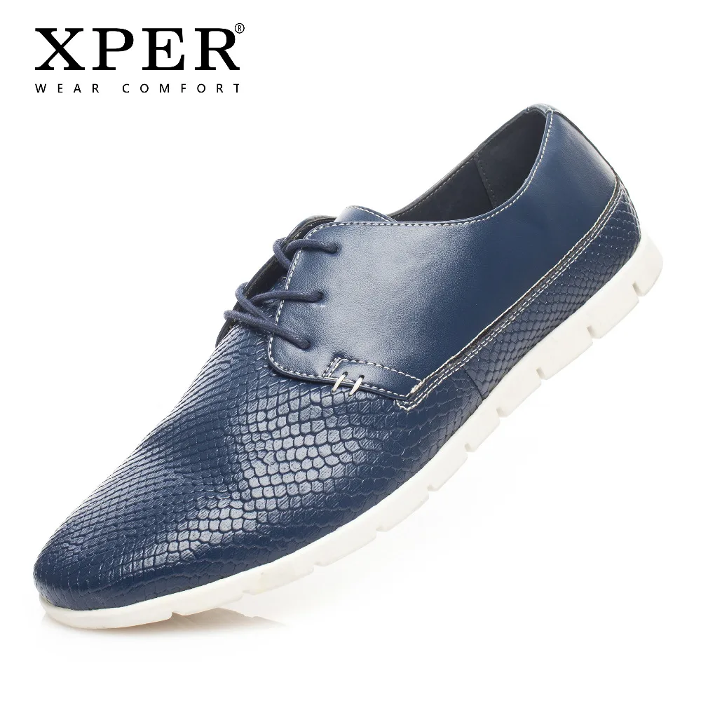 

2018 Fashion Leather Casual Shoes Men Spring Walking Shoes Lace-Up Footwear Male Business Shoes Wear Comfortable XPER #YMD86055